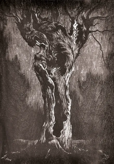 Božidar Jakac, Stara vrba II (iz ciklusa “Dance Macabre”)